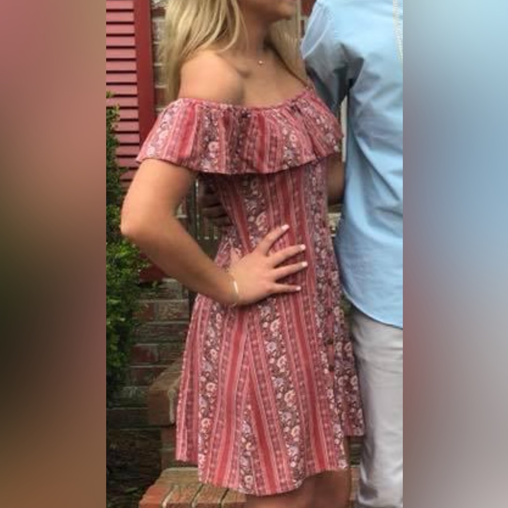 American Eagle Paisley Print Mini Dress